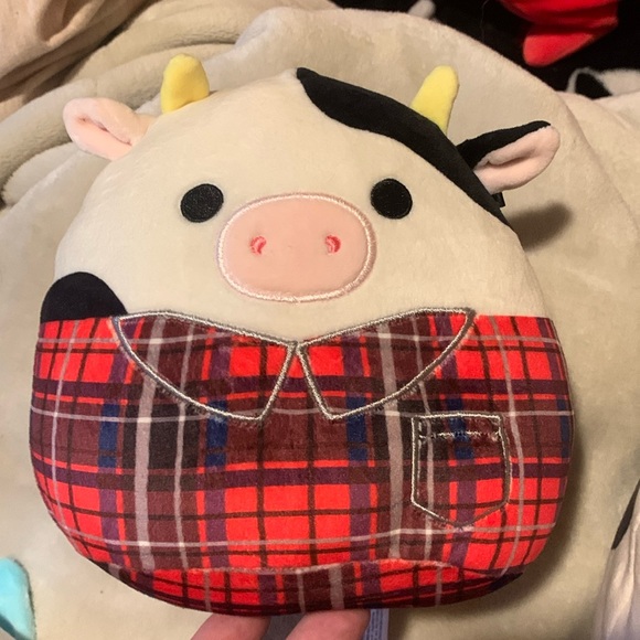 Connor the cow flannel squishmallow NWT - Picture 1 of 5